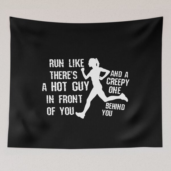 Item preview, Funny Run Quote designed and sold by MakeItTrend.