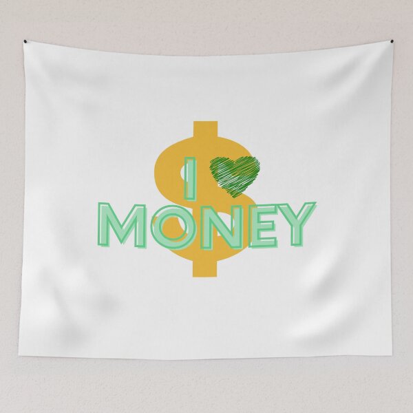Item preview, I love money - funny word designed and sold by mrelax57700.
