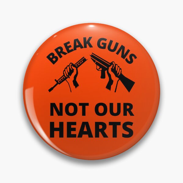 Item preview, Break guns not our hearts designed and sold by Chaos-Touch.