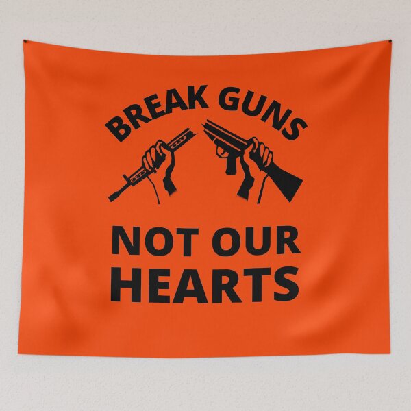 Item preview, Break guns not our hearts designed and sold by Chaos-Touch.