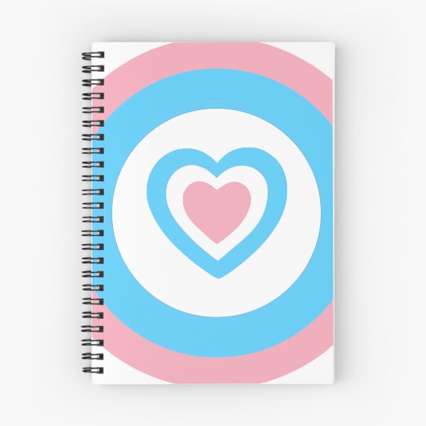 Item preview, Trans heart Retro Mod Roundel designed and sold by ModSupporters.
