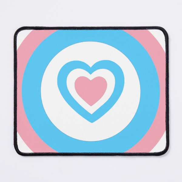 Item preview, Trans heart Retro Mod Roundel designed and sold by ModSupporters.