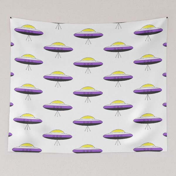 Item preview, Pride UFOs - NonBinary designed and sold by gennyevans.