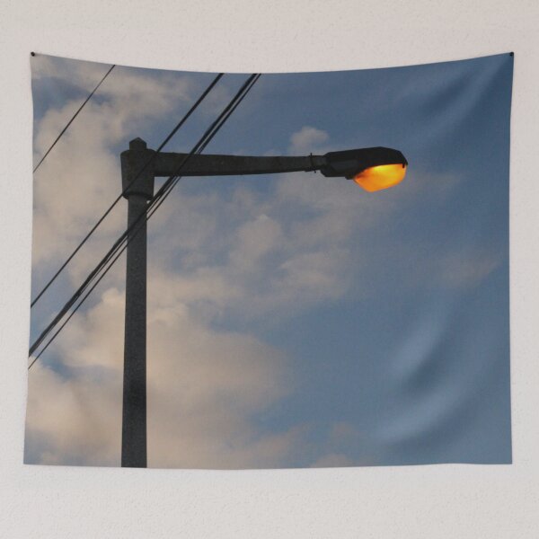 Item preview, Street Lamp Post Evening Sky designed and sold by Anna Lemos.