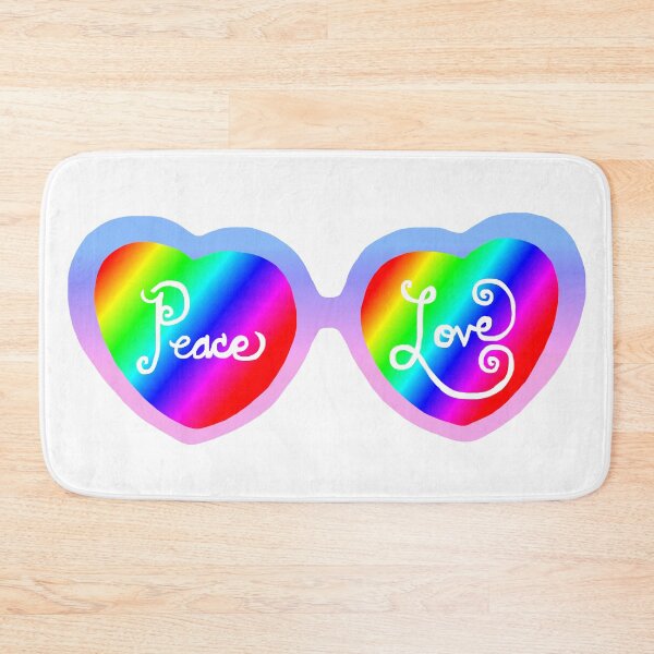 Item preview, Peace and Love Heart Sunglasses designed and sold by Deborah Camp.