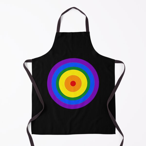 Aperçu de l'œuvre Rainbow Pride Retro Mod Roundel créée et vendue par ModSupporters.