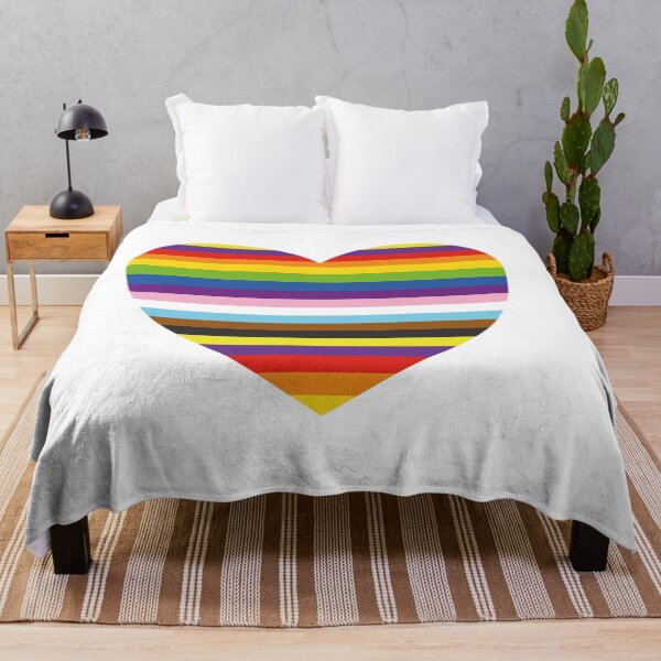 Item preview, Rainbow Heart Inclusive Pride Flag Colors designed and sold by Inspirationmotivation.