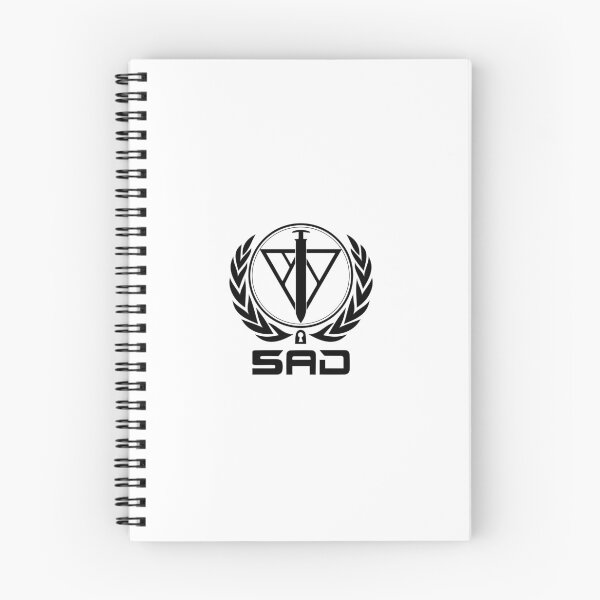 Item preview, Psycho-Pass anime S.A.D Suppressing Action Department Foreign Affairs Logo black designed and sold by uisch.