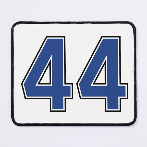 Item preview, Blue Number 44 lucky sports jersey forty four designed and sold by HeavyStyle.