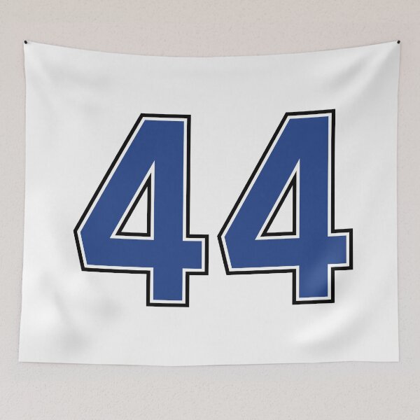 Item preview, Blue Number 44 lucky sports jersey forty four designed and sold by HeavyStyle.