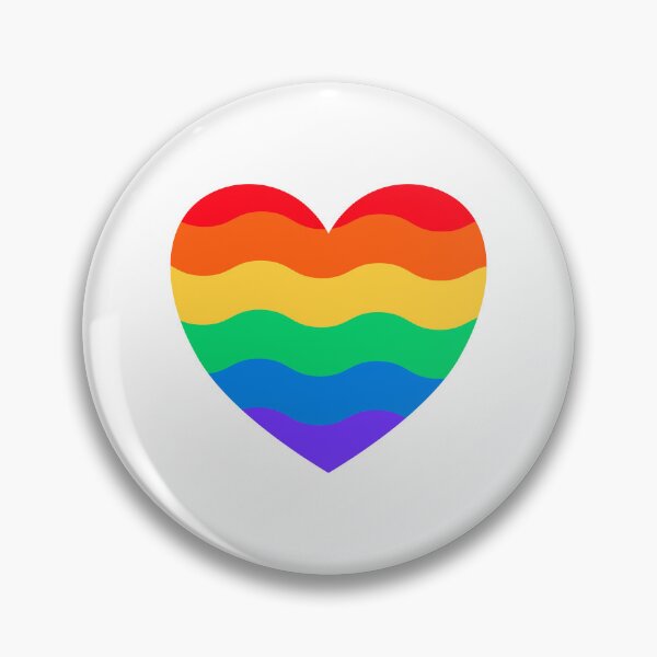 Item preview, Heart with Rainbow Pride Flag designed and sold by Inspirationmotivation.