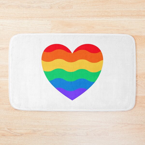 Item preview, Heart with Rainbow Pride Flag designed and sold by Inspirationmotivation.