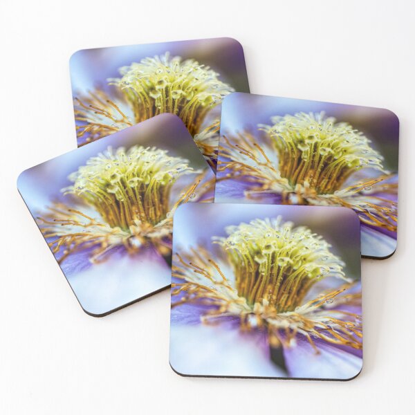 Item preview, Water Drops On Clematis Flower designed and sold by Paul Thompson Photography.