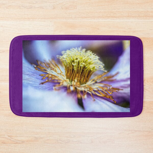 Item preview, Water Drops On Clematis Flower designed and sold by Paul Thompson Photography.