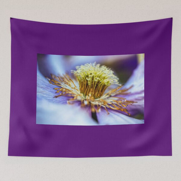 Item preview, Water Drops On Clematis Flower designed and sold by Paul Thompson Photography.