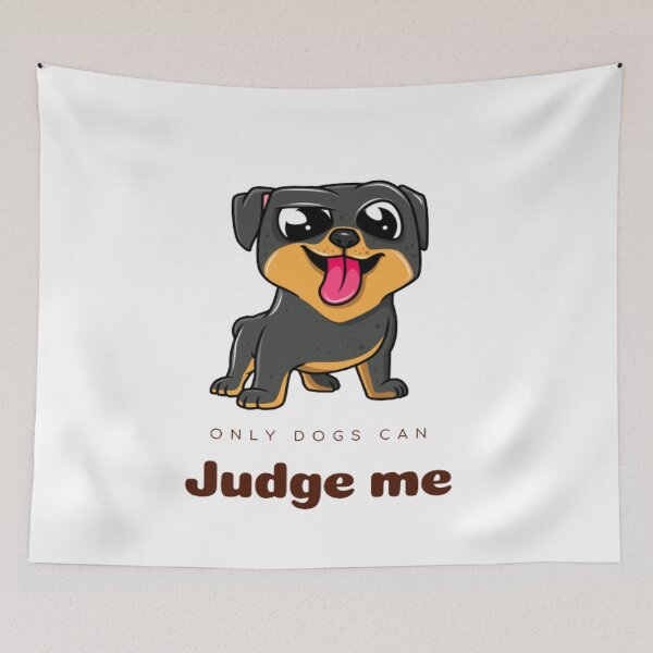 Artikelvorschau, Only dogs can judge me, dog person entworfen und verkauft von Nero9o.