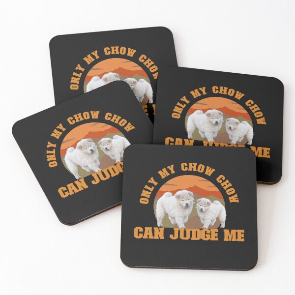Item preview, Only Dogs can Judge me, Dog Lover, White Chow Chow Puppy designed and sold by DiensDesign.