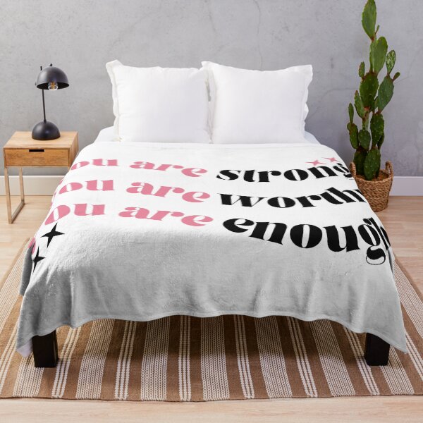Item preview, You are strong, you are worthy, you are enough designed and sold by wordsup.