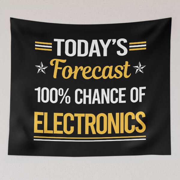 Item preview, Funny Today's Forecast Electronics designed and sold by TroyaBrewer.