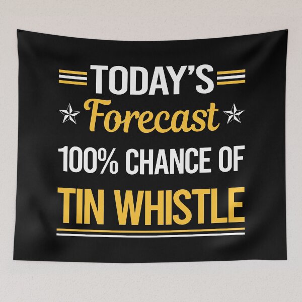Item preview, Funny Today's Forecast Tin Whistle Flageolet designed and sold by TroyaBrewer.