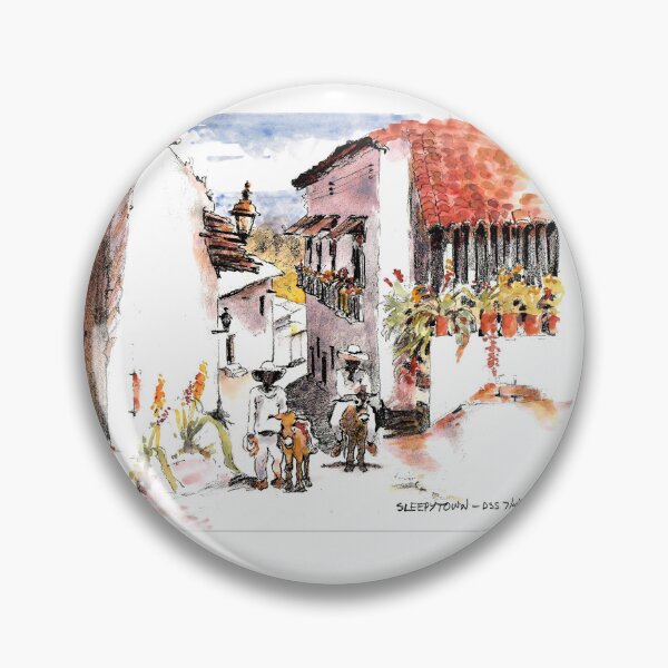Item preview, Mexican Workers And Their Donkeys Walking In The Mountains designed and sold by DonSylvester.