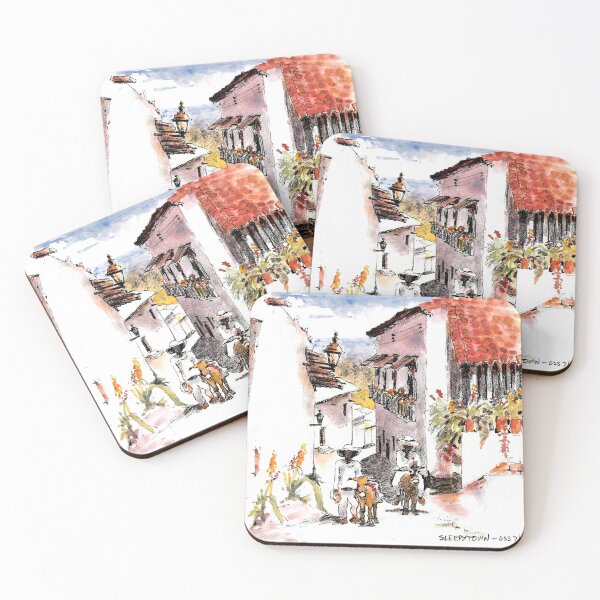 Item preview, Mexican Workers And Their Donkeys Walking In The Mountains designed and sold by DonSylvester.