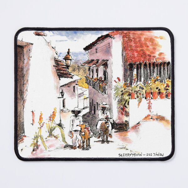 Item preview, Mexican Workers And Their Donkeys Walking In The Mountains designed and sold by DonSylvester.