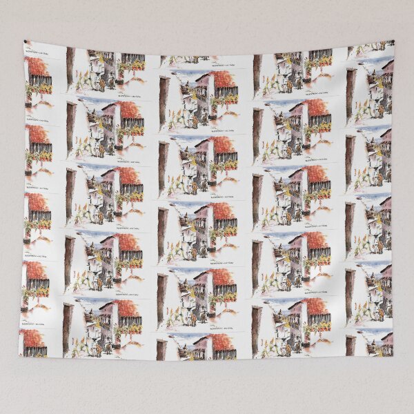 Item preview, Mexican Workers And Their Donkeys Walking In The Mountains designed and sold by DonSylvester.