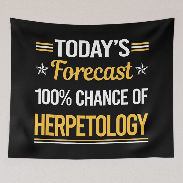 Item preview, Funny Today's Forecast Herpetology Herping Herp designed and sold by TroyaBrewer.