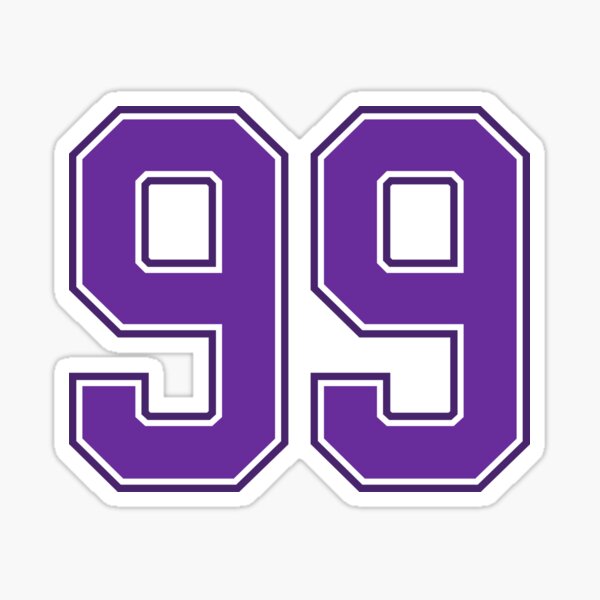  #99 Baseball Jersey Number 99 Vintage Retro Birthday