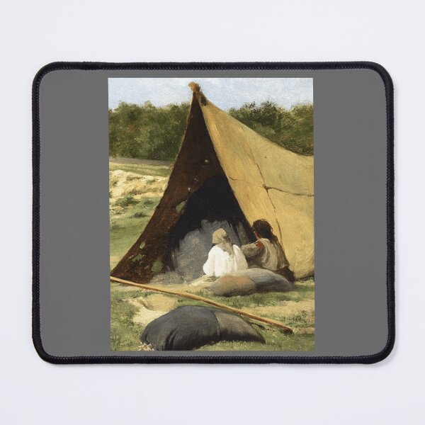 Item preview, -Albert Bierstadt -indigenous camp, study Classic designed and sold by LidiagRinaldi.