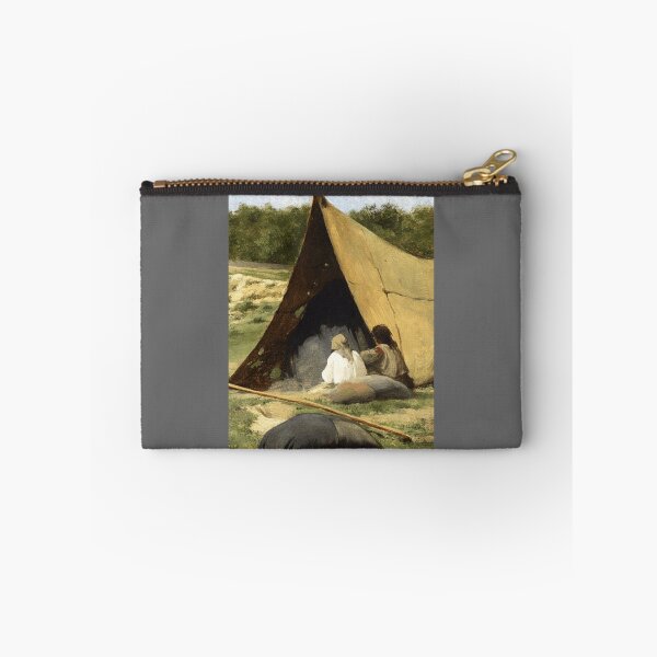 Item preview, -Albert Bierstadt -indigenous camp, study Classic designed and sold by LidiagRinaldi.