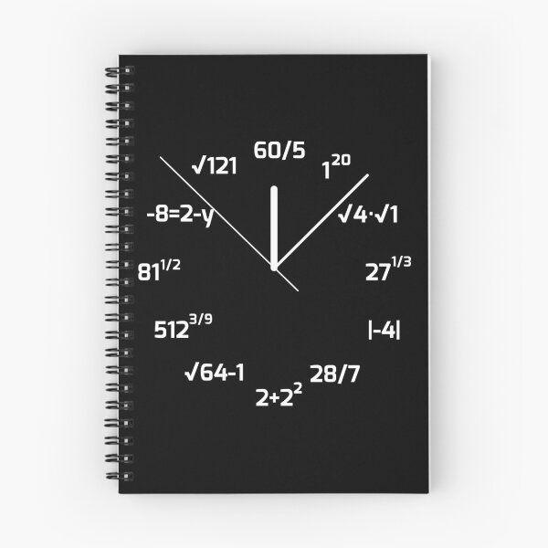Item preview, reloj matemático despertador matemático matemáticas en el reloj razonamiento matemático designed and sold by hive8.
