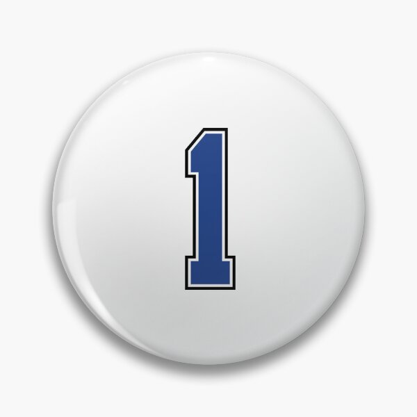Item preview, Blue Number 1 lucky sports jersey one designed and sold by HeavyStyle.
