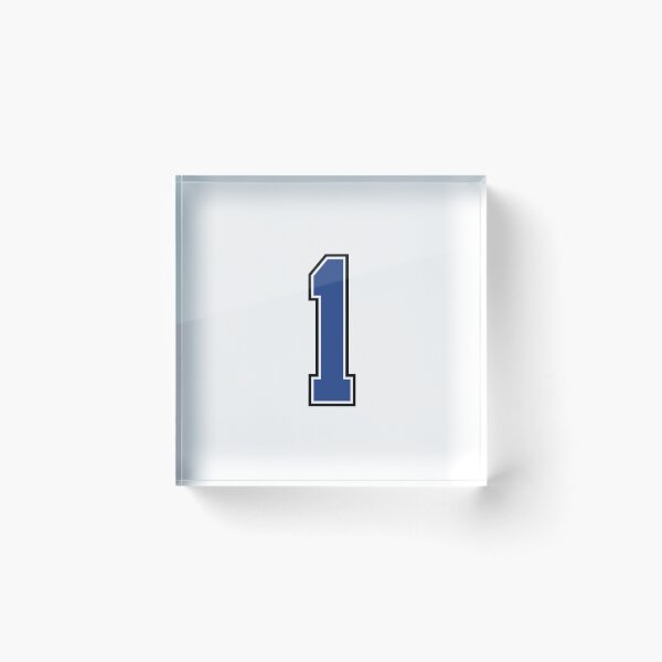 Item preview, Blue Number 1 lucky sports jersey one designed and sold by HeavyStyle.