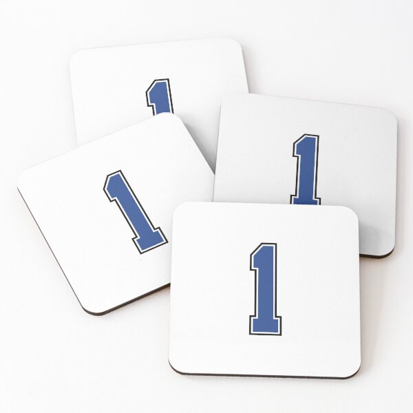 Item preview, Blue Number 1 lucky sports jersey one designed and sold by HeavyStyle.