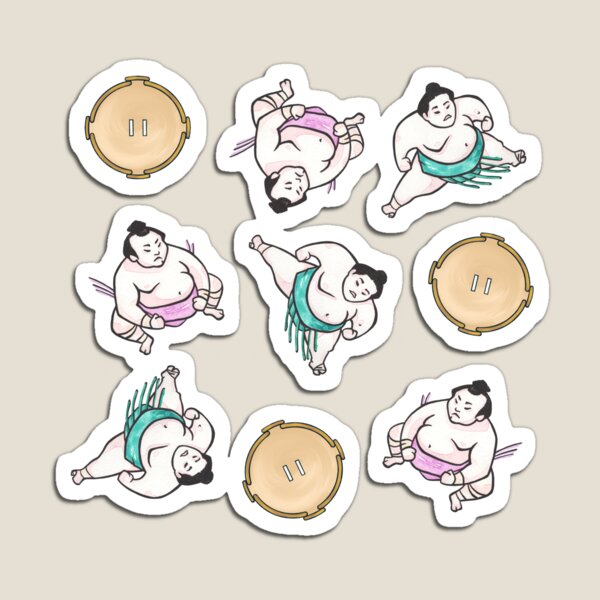 Item preview, Sumo Chibi pattern designed and sold by SaltDream.