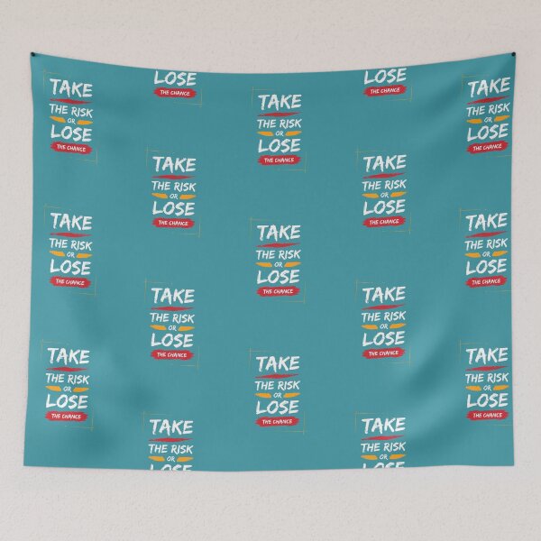 Item preview, Take the risk or lose the chance designed and sold by Sizwe Malindzisa.