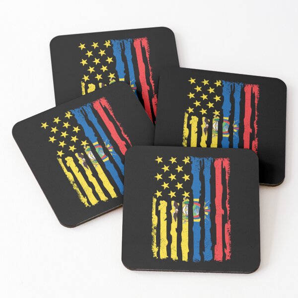 Item preview, Ecuadorian American Pride USA Flag Ecuador Roots designed and sold by pixeljamz.