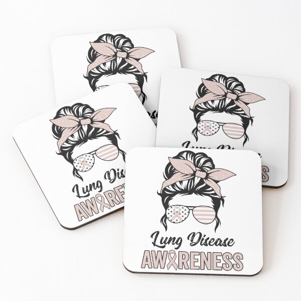 Item preview, Lung Disease Awareness Pearl Messy Bun Mom Gift designed and sold by NAJMOSHOP.