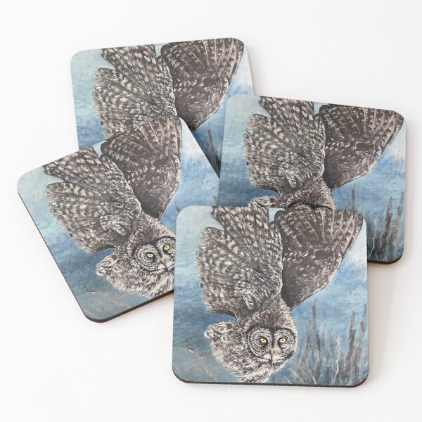 Item preview, Great Grey Owl  in Fading Light designed and sold by Lisa Kimberly Glickman.