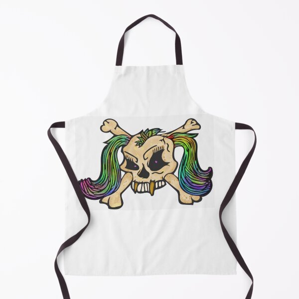 Item preview, Rainbow skull and bones designed and sold by Crochetamommy.