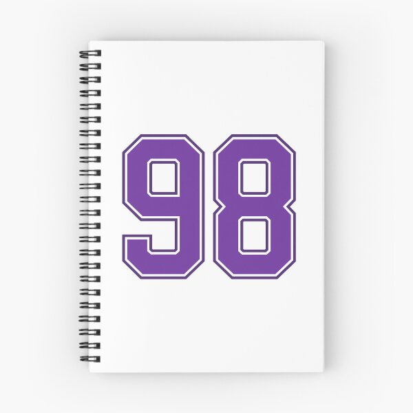 Artikelvorschau, Purple Number 98 lucky sports jersey ninety eight entworfen und verkauft von HeavyStyle.
