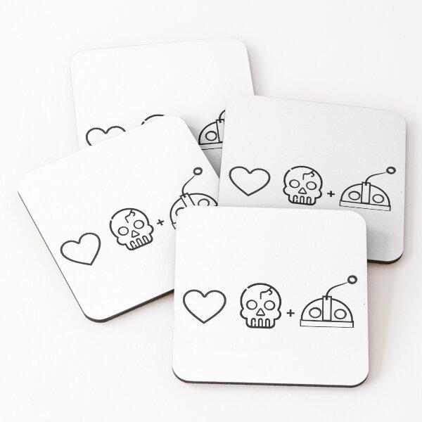Item preview, love skull robots designed and sold by zupperman.