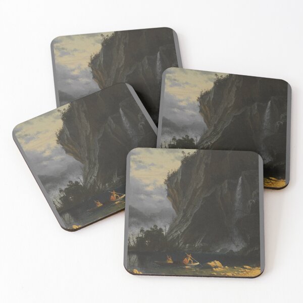 Item preview, Albert Bierstadt - Indians fishing with a spear, 1862 Classic designed and sold by LidiagRinaldi.