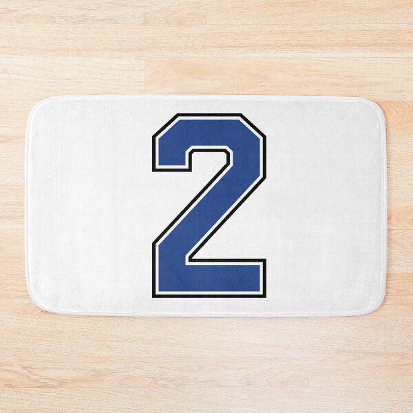 Item preview, Blue Number 2 lucky sports jersey two designed and sold by HeavyStyle.