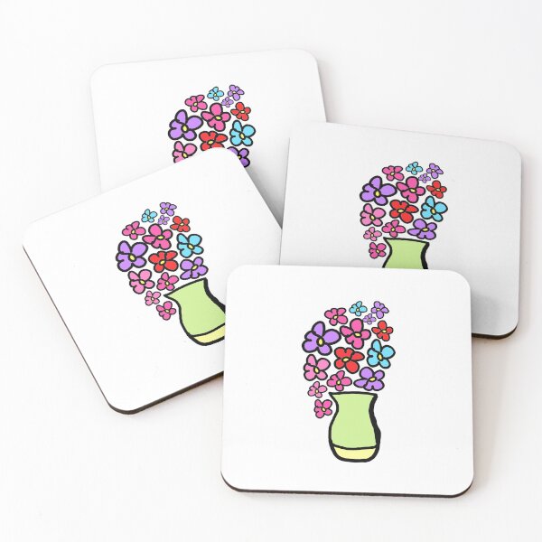Item preview, Green vase of flowers designed and sold by AurelsPrints.
