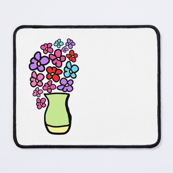 Item preview, Green vase of flowers designed and sold by AurelsPrints.