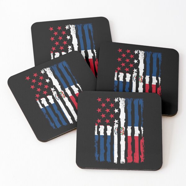 Item preview, Dominican American Pride USA Flag Dominican Roots designed and sold by pixeljamz.