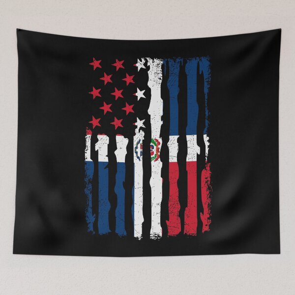 Item preview, Dominican American Pride USA Flag Dominican Roots designed and sold by pixeljamz.